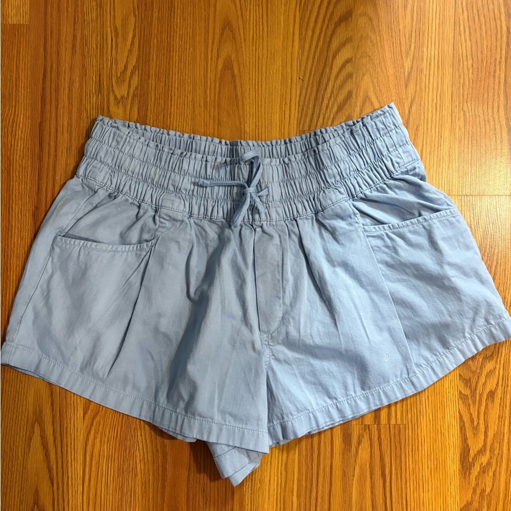 Aerie High Waist Light Blue Shorts